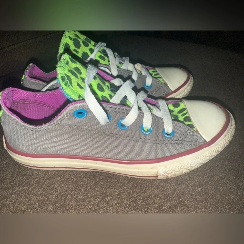 Converse Multicolor Sneakers, Sz 1 Youth